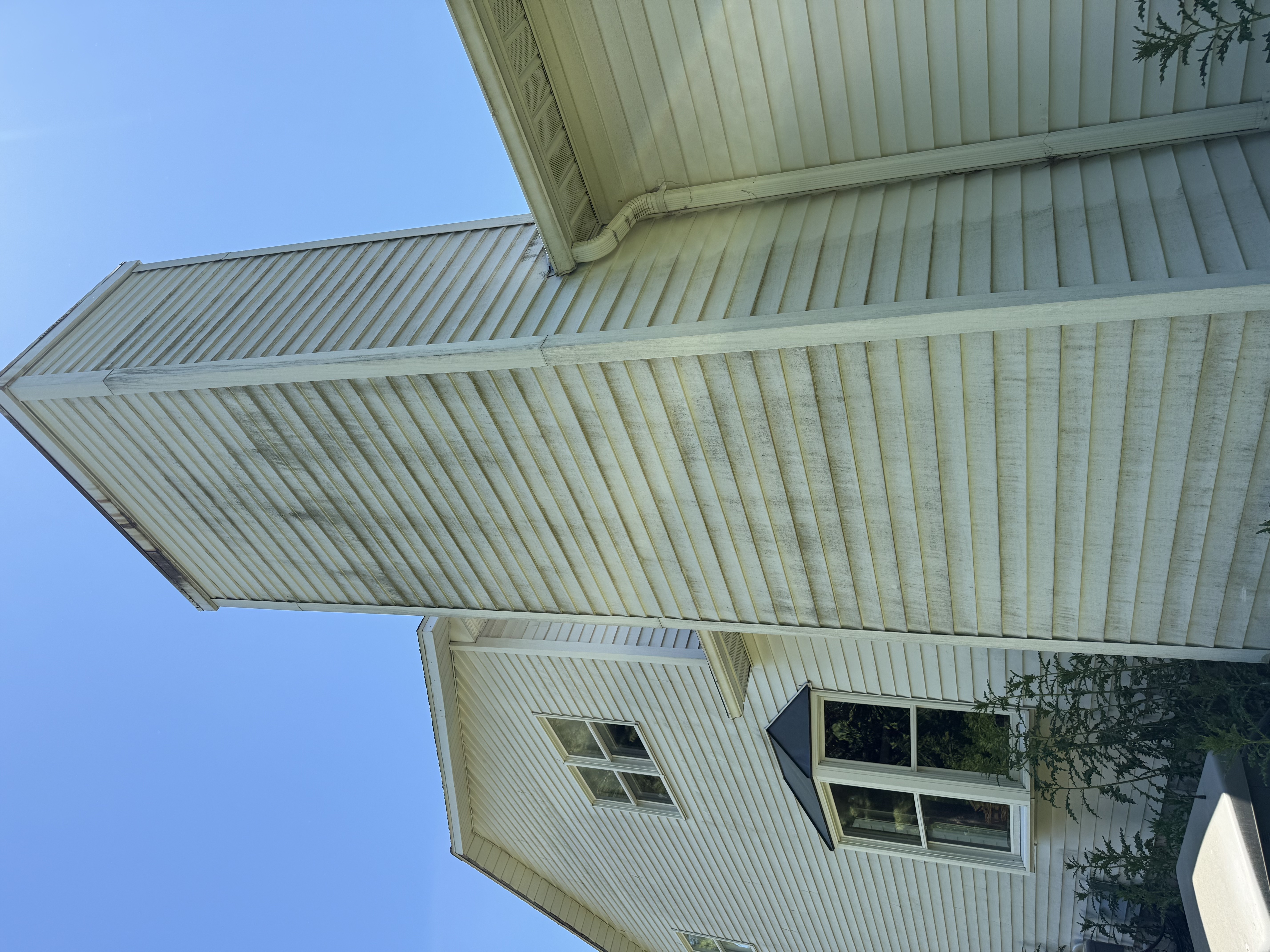 Before house washing Capital Region NY